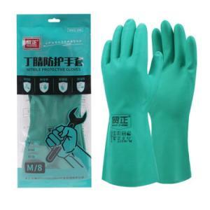 贸正 防化丁腈手套OFMZ-FHL 规格:绿色 尺码:8码(M码) 材质:丁腈