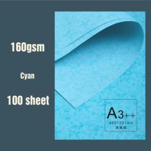 中天 凤尾封皮纸A3++ 297mm*460mm 160G 100张/包 浅蓝色