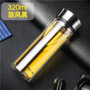 富光 玻璃杯 X1501-KSPT-320 320ml 印花 双层