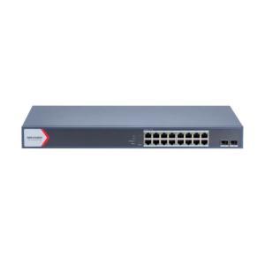 海康威视 交换机 DS-3E1510SP-60W-E 接口类型:电口&光口 端口描述:10口千兆8口POE
