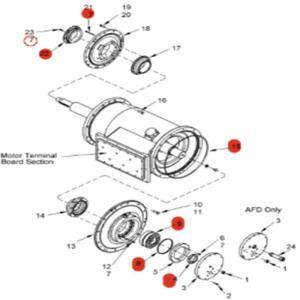 特灵 螺帽锁扣 (X28020286020)NUT; BEARGLOCK 特灵机组专用