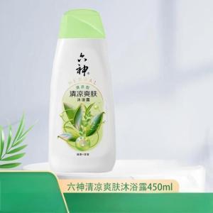 六神 清凉爽肤沐浴露 450ml 绿茶+甘草