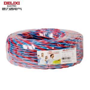 德力西电气/DELIXIELECTRIC RVS双绞线 2芯 4² 100m 红蓝