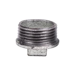 宁力 外丝堵头 DN15 碳钢 外径约20mm 方头 镀锌