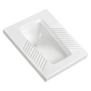 梵轩 大便池 蹲坑式大便池 材质：陶瓷 规格：590*460*240mm