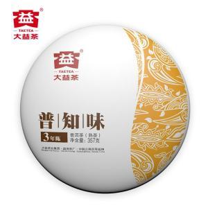 大益 普洱茶熟茶 熟茶新版普知味 357g 饼