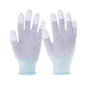 好员工 手套T400 22cm 碳纤维涂层 灰面绿边