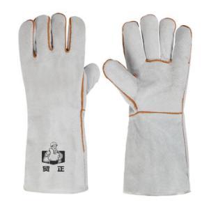 贸正 全牛皮电焊手套OFMZ-DH35 尺码:均码 材质:牛皮 规格:长35cm