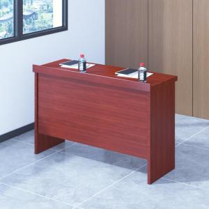 意华尚 长条会议桌HYTZ-1200 1200*400*750mm米不含椅 红棕色