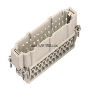 HARTING 重载连接器公头09330242601 额定电压:500V 额定电流:16A 适用线径(插针):2.5mm²