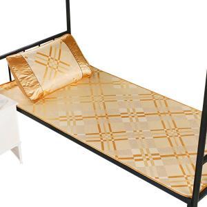 三极 宿舍冰丝凉席TP2867 1.0*1.95m(凉席+枕头套) 材质:粘纤 冰丝 冰丝格子金