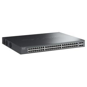 普联/TP-Link POE供电交换机 TL-SG1452P 光纤口  千兆  48口