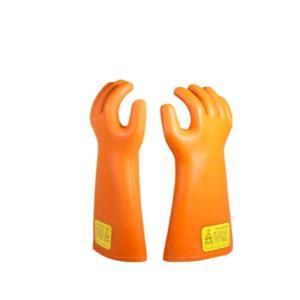 双安 绝缘手套 20kv 橡胶 40cm 桔红色
