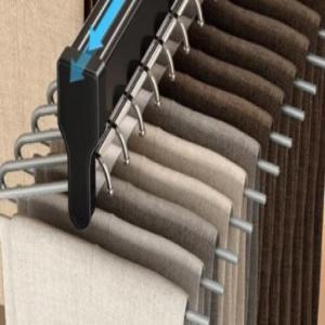 宁采 衣架不锈钢 柜深>50cm 承重：35kg 抽拉式缓冲闭合