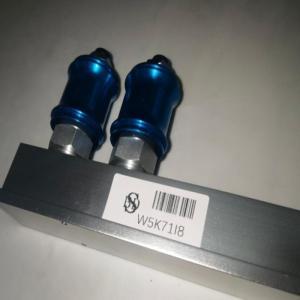 BDS 气排分流器W5K71I8 规格：5位7孔/4分牙 含滑阀、快插管接头及堵头