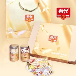 春光 饼干 532g 特浓传统椰子糖104g软糯椰子糕100g椰香酥卷120g椰蓉味凤凰卷111g椰子味巴旦木曲奇97g 盒