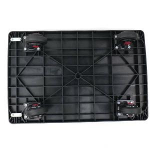 冰禹 折叠平板手推车 bf-44 大号全塑超轻音 90*60cm 承重800斤 5寸脚轮 车板聚丙烯