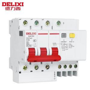 德力西 微型剩余电流保护断路器 DZ47sLE 3P+N 40A C型 30mA AC DZ47sLE 3P+N 40A C型 30mA AC DZ47SLEN6C40