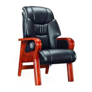 圣德列 办公椅真皮靠背木扶手 800*670*1180mm