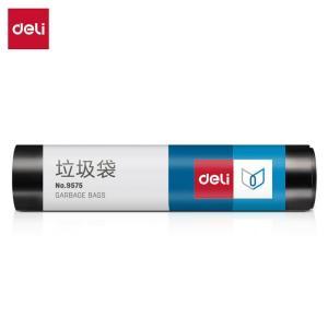 得力 垃圾袋 9575 60*80mm 10个/卷 黑色