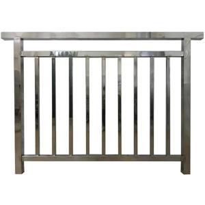 闽弘 不锈钢护栏 304不锈钢围墙护栏栅栏1000mm*1200mm，立柱 1.2mm厚