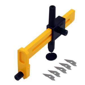 OLFA 圆规刀 CMP-1 附5片刀片 切割直径：1-15cm 5*9*24mm 0.5mm