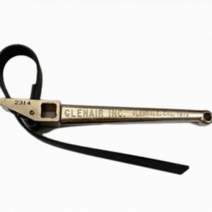 GLENAIR 皮带扳手 TG70 材质:铝合金/镍板+浸渍织物 扭矩:165.1MM 银色