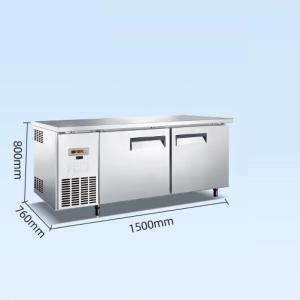GRISTA 保鲜工作台 1500*760*800/150 有效容积346L、温度范围-10℃~+10℃ 台
