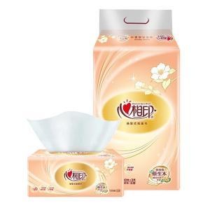心相印 面巾纸 DT24200 132*190mm 3层 120抽/包 4包/提 20提/箱