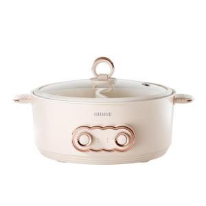 OIDIRE 电火锅ODI-DHG19 内胆材质：PP+不锈钢；产品容量：6L；额定功率：2000W 白色