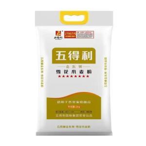 五得利 雪花小麦粉 5KG,精制粉
