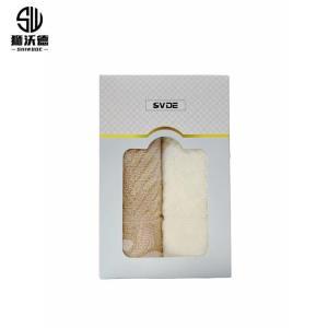 狮沃德 毛巾礼盒套装 SVDE033-2 规格:33*70cm*2;材质:棉;重量:80g;颜色:随机