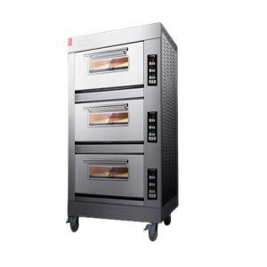 德玛仕/DEMASHI 电烤箱 EB-J6D-Z 三层六盘 380V   19.8KW   360L 尺寸：1200*910*1465mm  电脑控制 银色