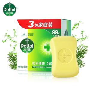 滴露 健康抑菌香皂   115g*3块 松木清新