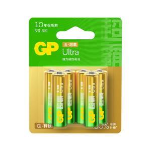 超霸 碱性电池卡装 GP15AU-2IL6 5号 1.5V 6节/卡
