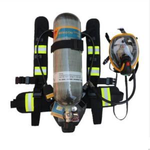 三茂 正压式消防空气呼吸器 RHZK6.8/A 气瓶的公称工作压力30Mpa,公称容积为6.8L，续燃时间≤5S，全面罩内应始终保持正 压。