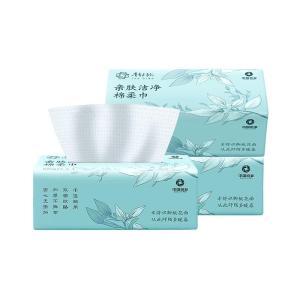 青青子衿 棉柔巾 EF纹棉柔巾 200mm*200mm/片,60抽/包,3包/件