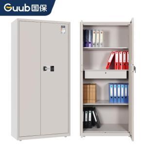 国保/GUUB 双门保密柜 M103-E2 1900*900*430mm 四层 一抽屉 电脑密码锁 钢制 灰白