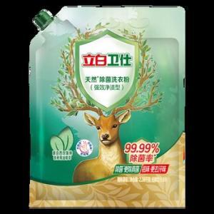立白 洗衣粉01 卫仕天然除菌洗衣粉(强效净渍型)2.38千克(导流嘴)