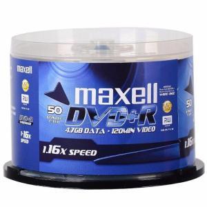 麦克赛尔(maxell)光盘DVD+R 16速4.7G商务金盘 50片光盘 (单位:筒)
