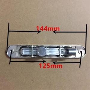 宏乐仕 天地暗插销锁 锌合金【不含杆】 144mm  孔距125mm
