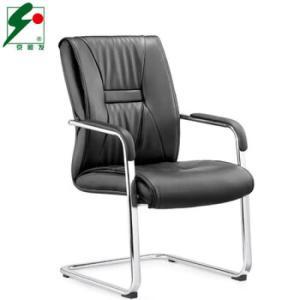 京顺发 会议椅SF-CH-9006C W570*D700*H1030mm 牛皮覆面 黑色