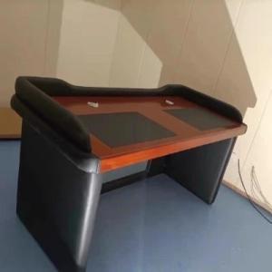 易斯特 全软包桌优质环保板材+环保皮革 1800*800*760mm 黑色
