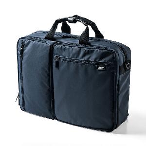 山业 多功能电脑包200-BAG125NV 3way 15.6英寸尼龙 防泼水加工 蓝色