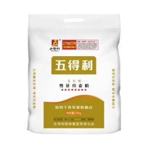 五得利 面粉 20斤 中筋粉