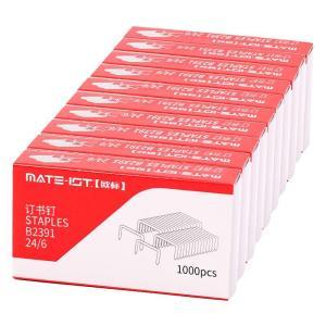 欧标 统一书钉 B2391 24/6 可装钉20页 1000枚/盒 10盒/中盒 金属色