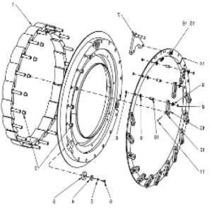 特灵 月牙片 BLADE;VANE PATT #88949-02 特灵机组专用