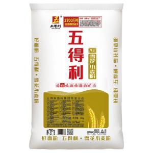 五得利 面粉 25kg 八星雪花小麦粉