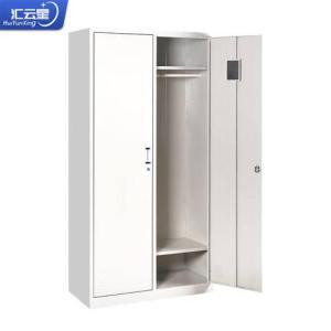 汇云星 二门更衣柜 1850*900*430mm 冷轧钢 灰白色
