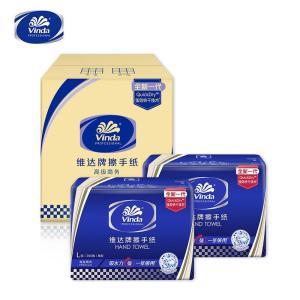 维达 纯木浆擦手纸 VS2156 208*226MM 单层 200抽/包 20包/箱